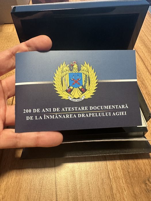 Medalie argint 999 Politia Romana