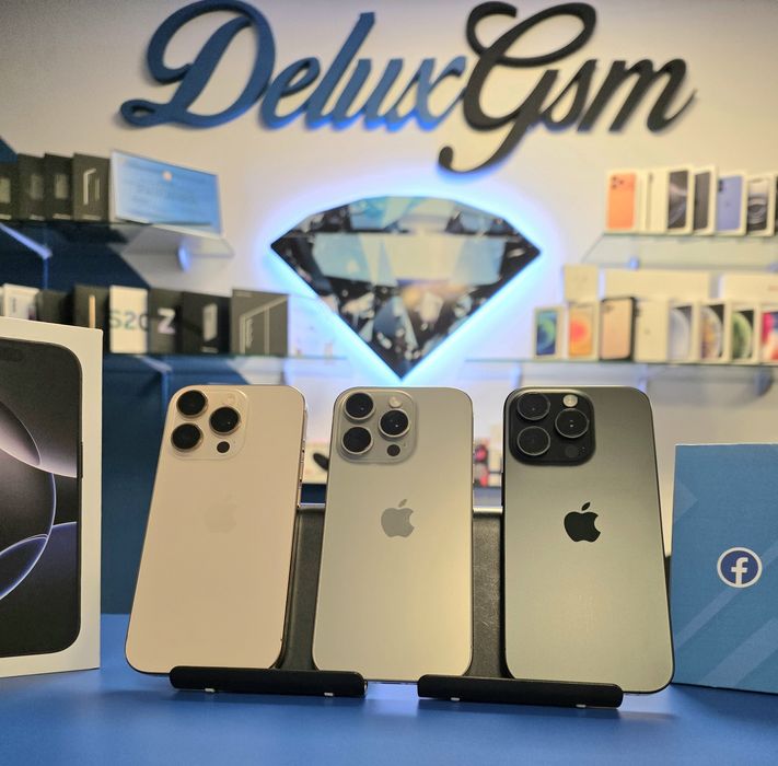 Iphone 16 Pro Max / Black/Natural/Desert Titanium / 256 GB / Delux