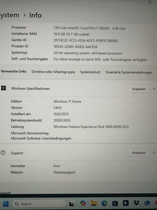 LAPTOP ACER aspire go 15 SCHIMB CU ps5