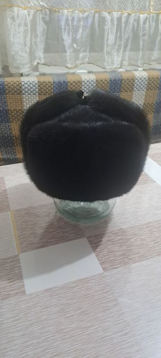 Шапка ушанка норковая