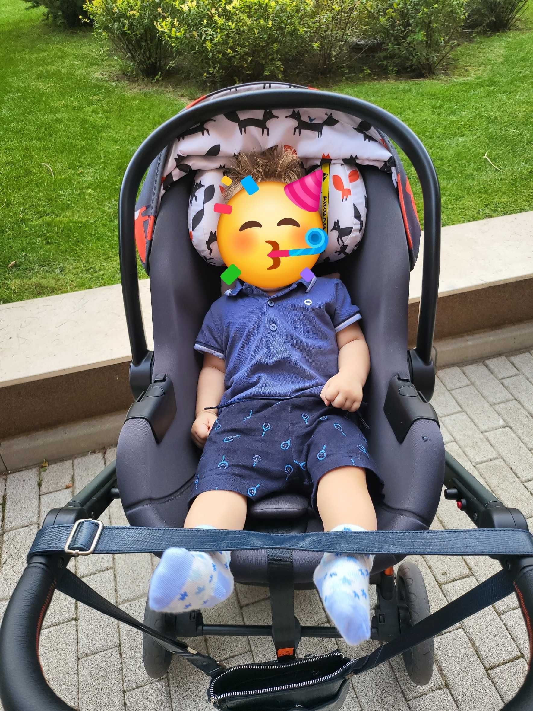 Бебешка Количка Cosatto Giggle 3, CHARCOAL MISTER FOX 7в1