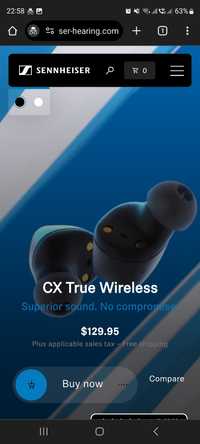 Casti Sennheiser CX true wireless SIGILATE