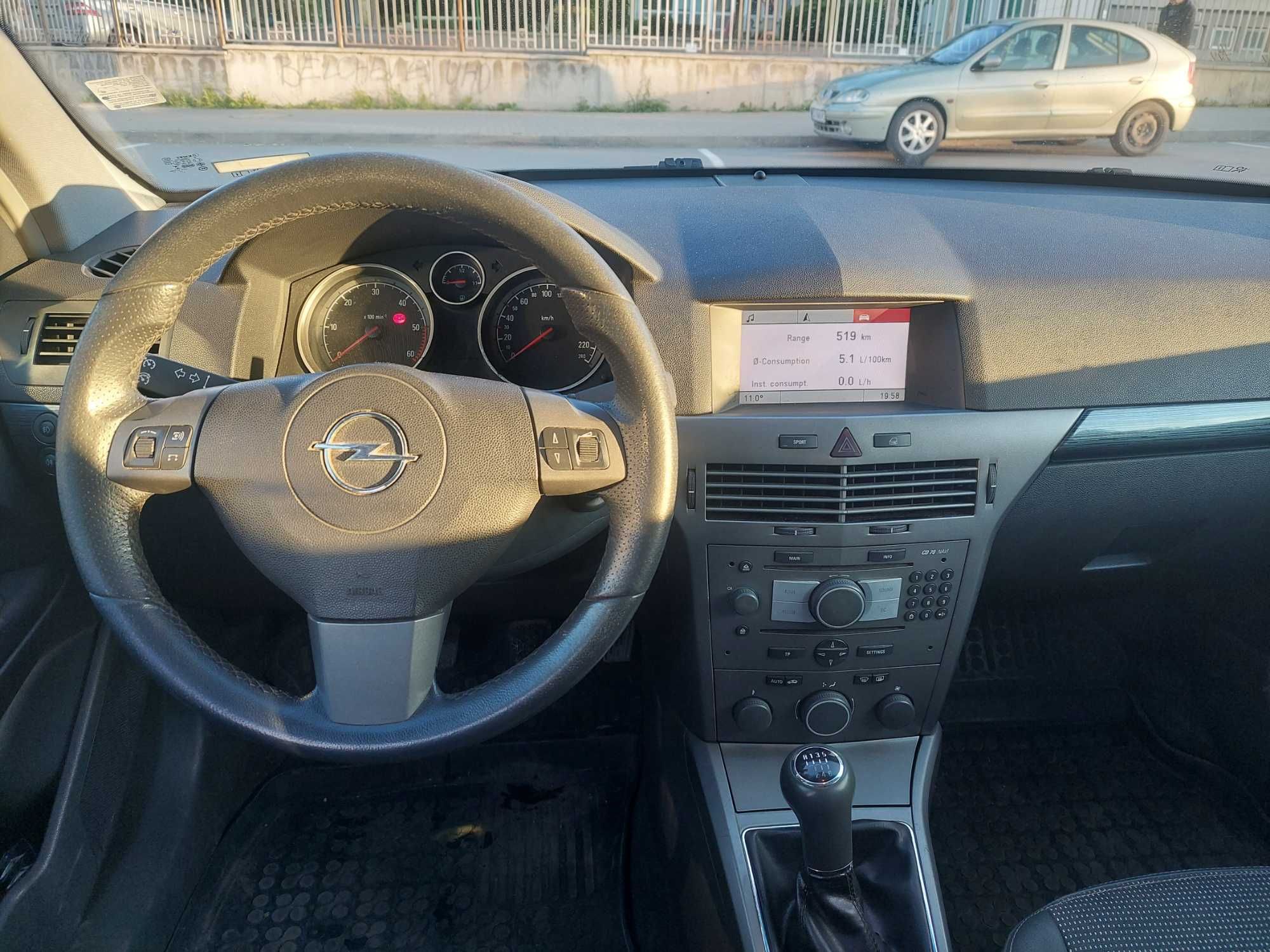 Ople Astra H 1.9 120кс