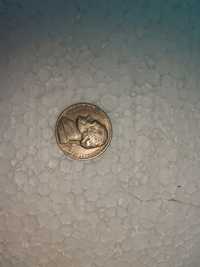 Monedă 5 cenți ,an 1977