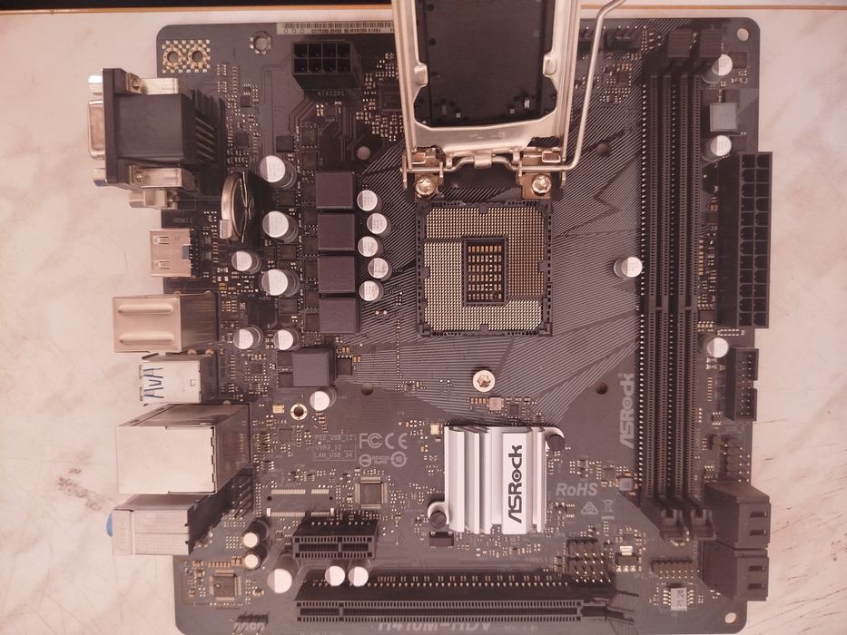 Материнская плата, H410M H V2, LGA1200, DDR4