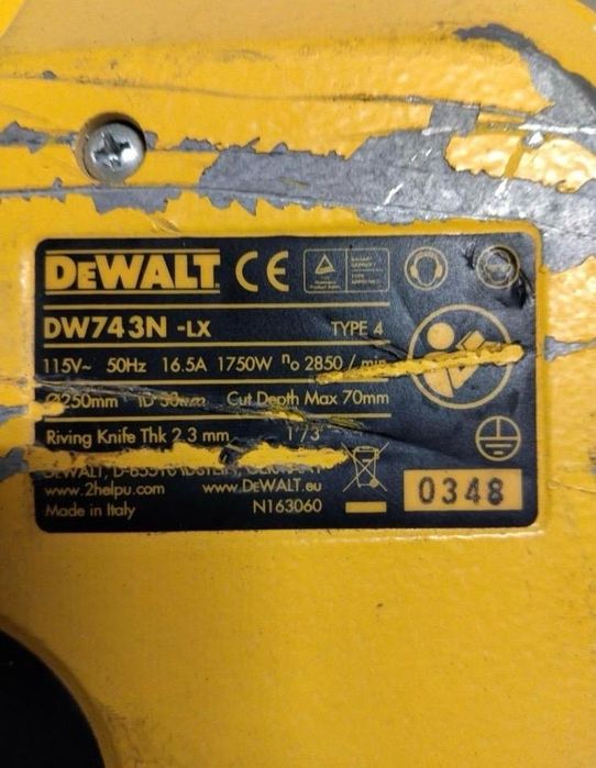 Circular Dewalt 743N 110v cu transformator 3300va