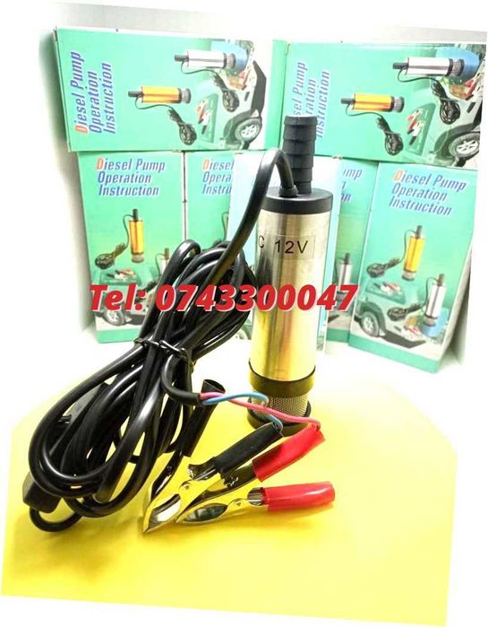 Superoferta Pompa Electrica  12v Motorina  Apa  Ulei Si Lichide
