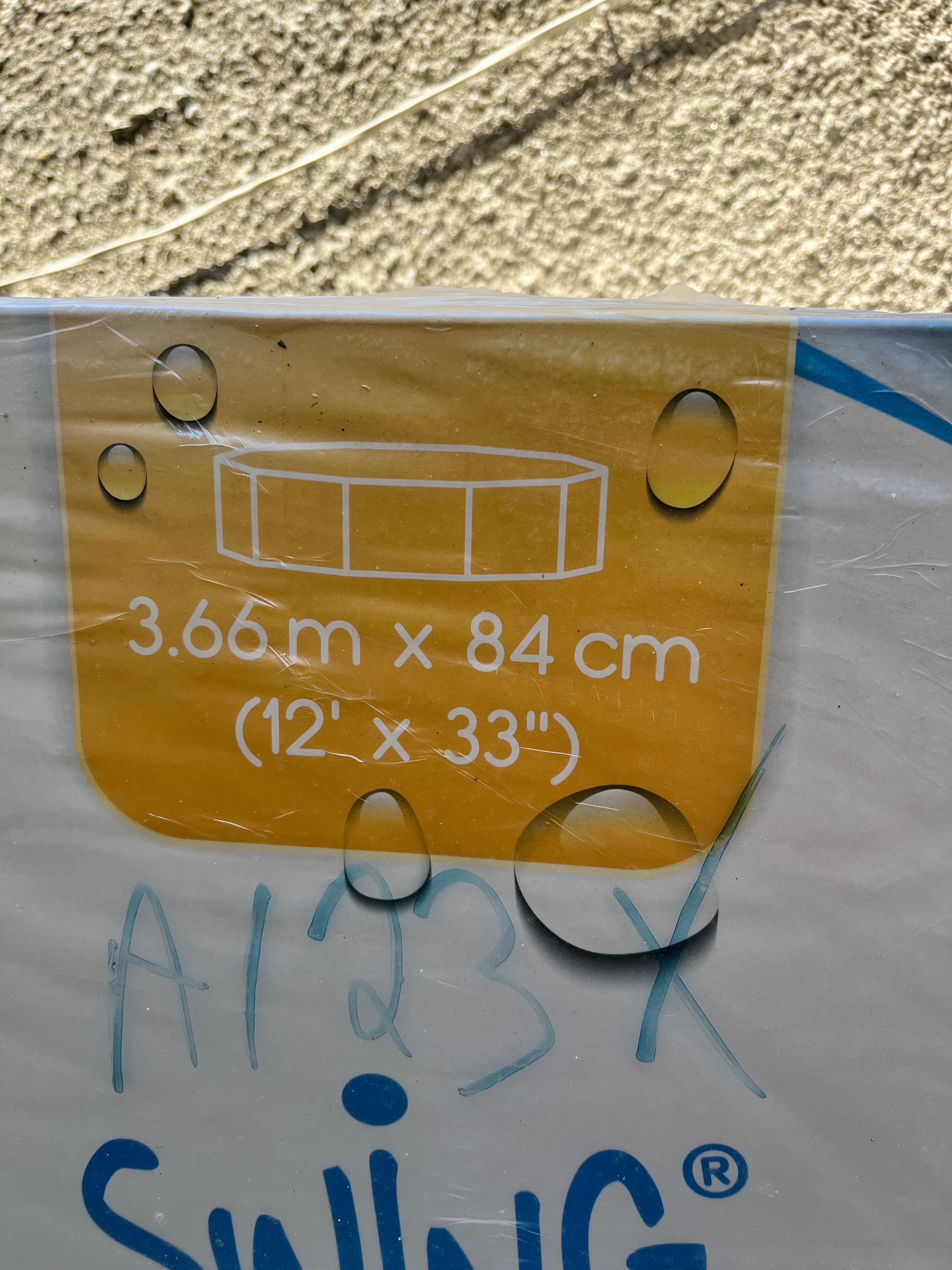 Piscină cadru metalic