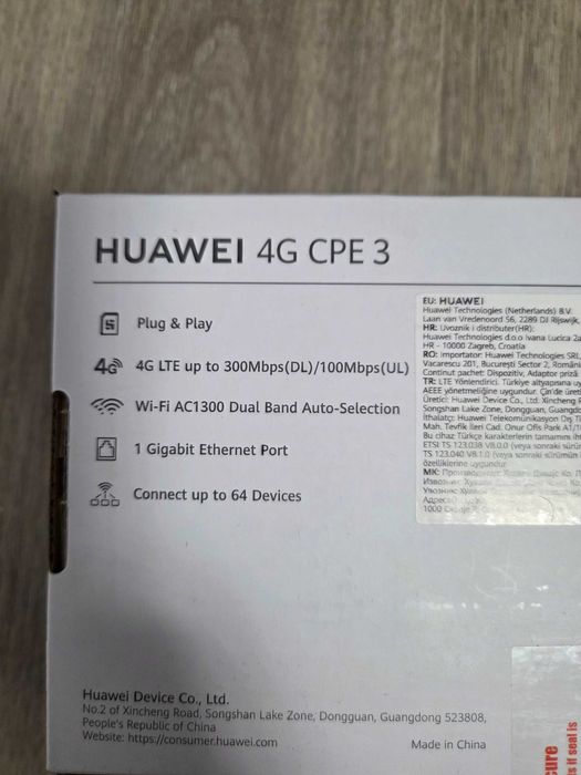 Router sigilat 4g Huawei B530 cu cartela SIM camere supraveghere