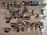 Pegler Terrier  Radiator Valvă Draincock BS 2767-10 15mm x 1/2 nichel
