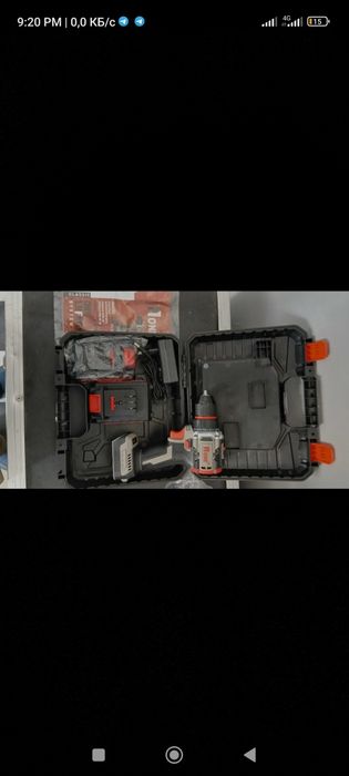 Янги Ишлателмаган

- Batareya kuchlanishi: 20 V

- Batareya turi: