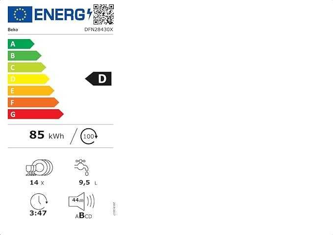 Съдомиялна машина Beko DFN28430X A++