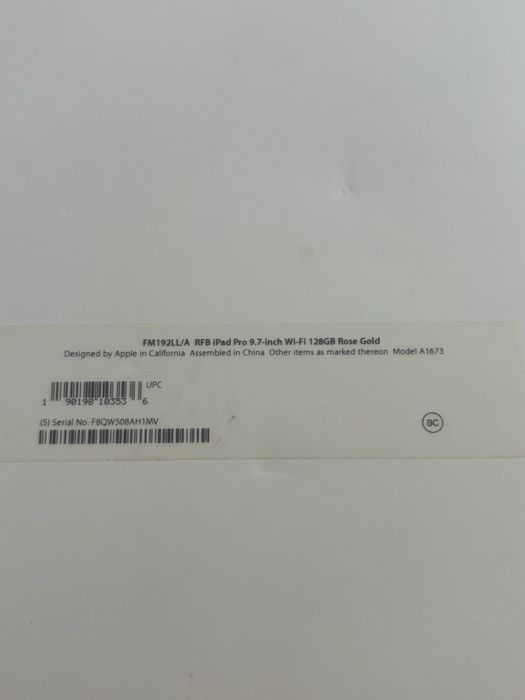 iPad Pro 9.7 inch (2016) Rose Gold