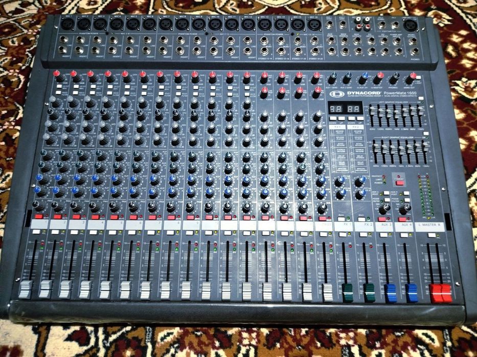 DYNACORD 2x700 Watts Powered Mixer Power Mate 1600