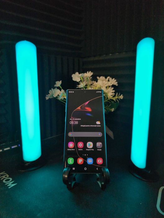 Samsung Galaxy Note 10+ – 256GB, 12GB + 8GB RAM, Aura Glow + Accesorii