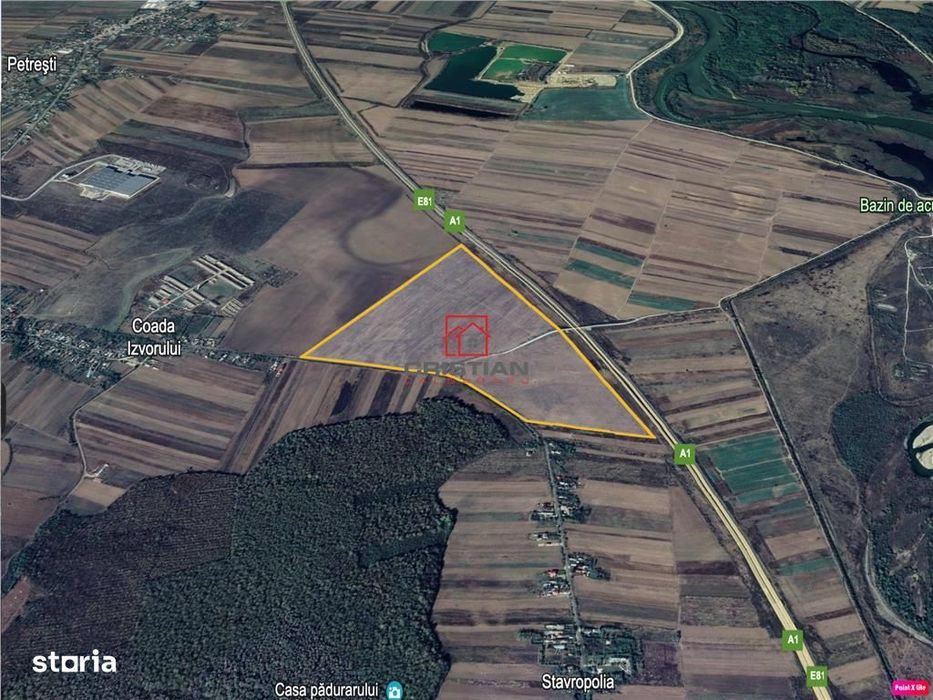 Vanzare teren agricol Gaiesti - Petresti - A1KM67, Dambovita