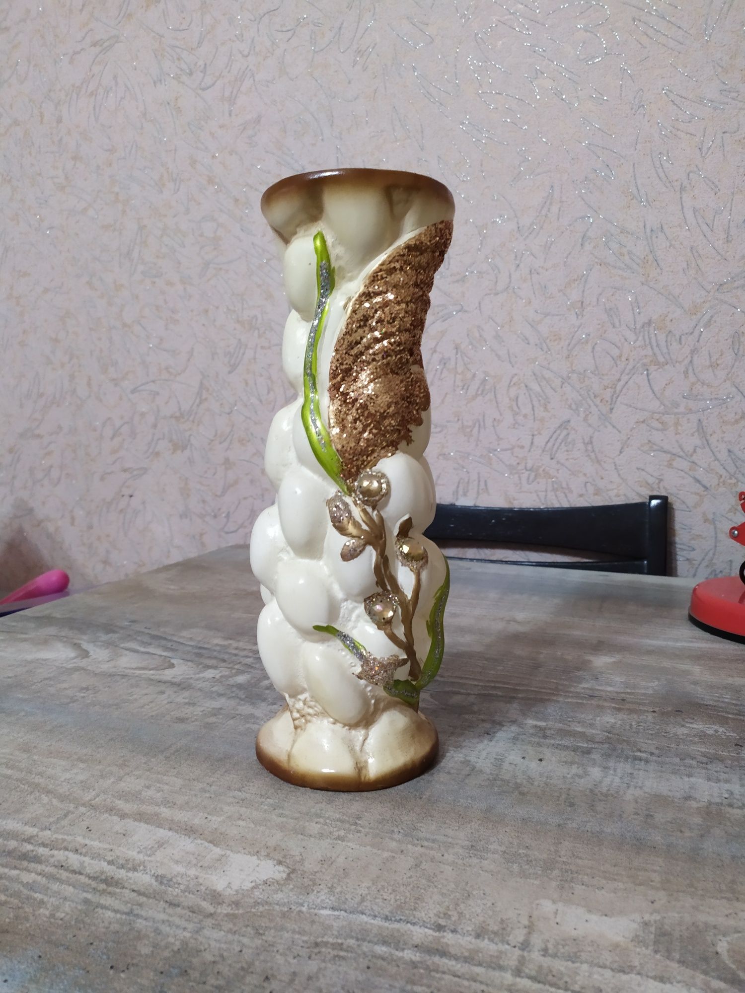 Продам вазу из гипса, декоративная