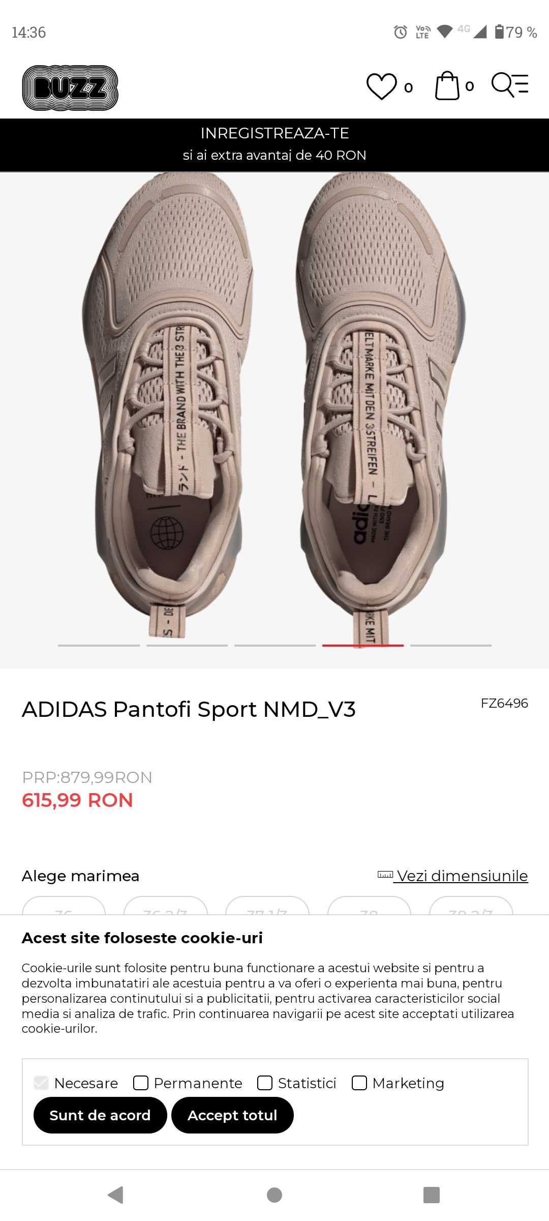 Adidas dama original - neutilizați, doar probati