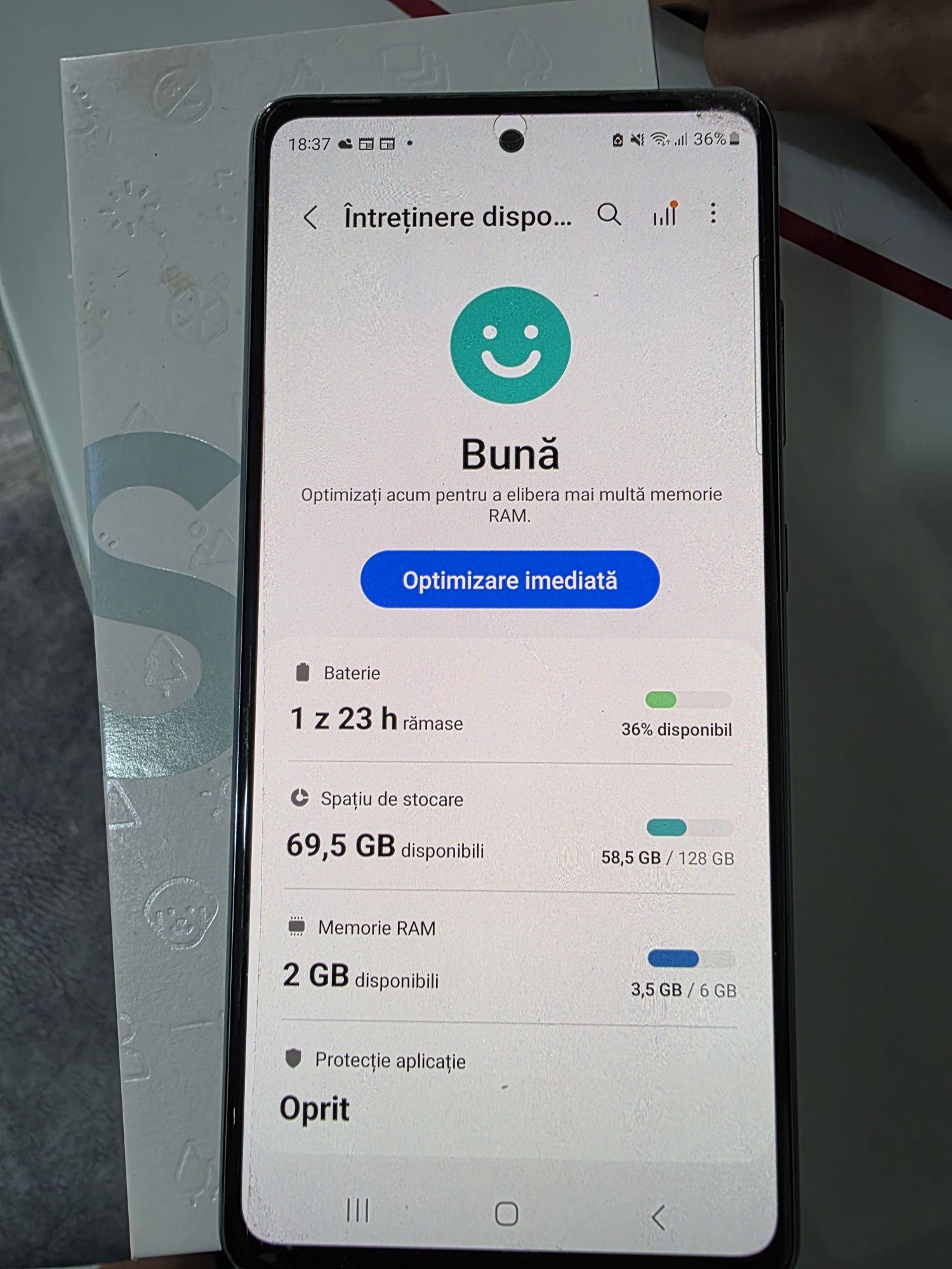Samsung Galaxy  S 20 FE 5G Impecabil folie față spate originală
