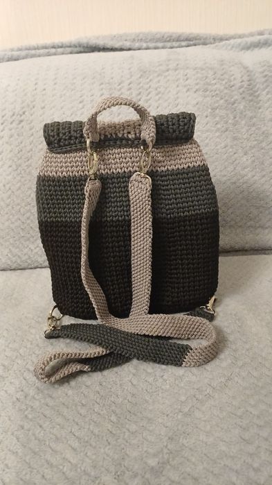 Рюкзак вязанный стильный