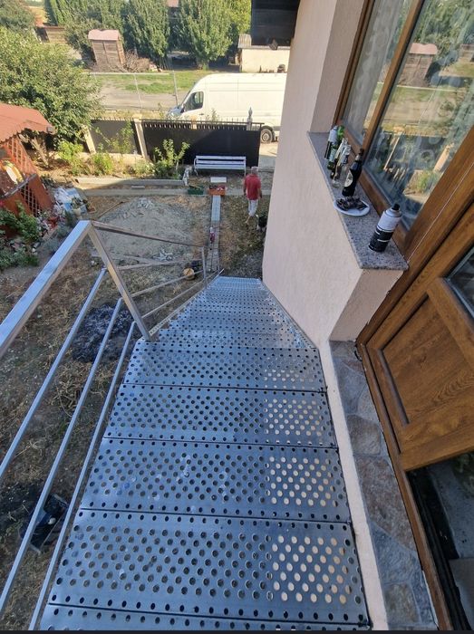 scarii metalice zincate exterioare la cela mai mic preț