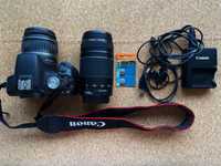 Canon 500D Kit DSLR complet 18-55 + 75-300mm + Accesorii