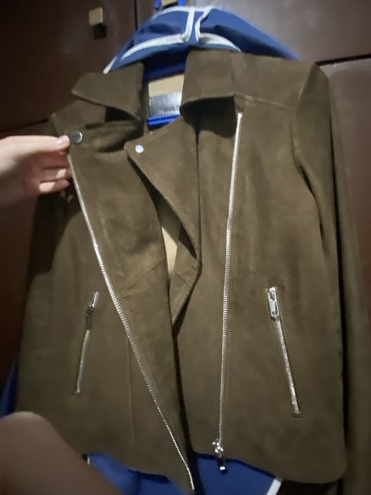 дамско яке Massimo Dutti от естествен велур