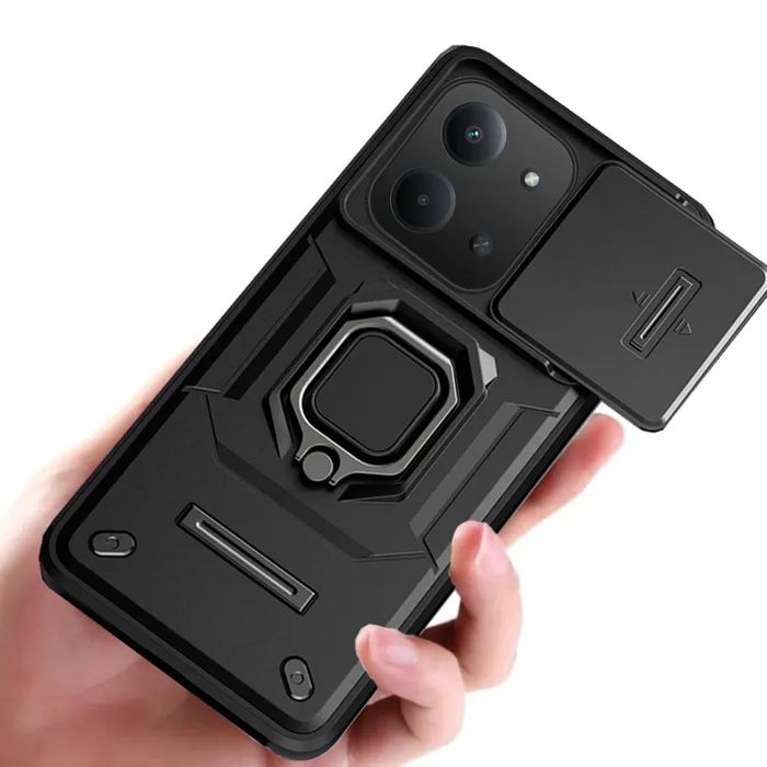 Удароустойчив кейс ringcase с капак за xiaomi redmi 15c
