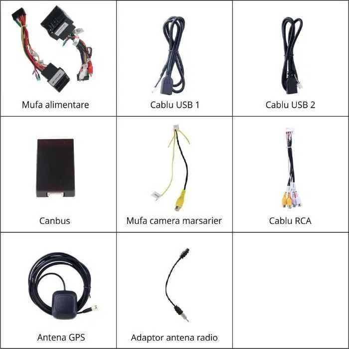 1-8GB Navigatie Android Opel Astra H Vectra C Corsa D Zafira B CARPLAY