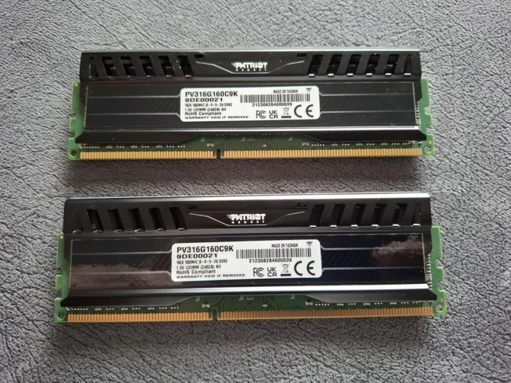 Продавам DDR3 RAM Patriot Viper 16GB (2x8GB)