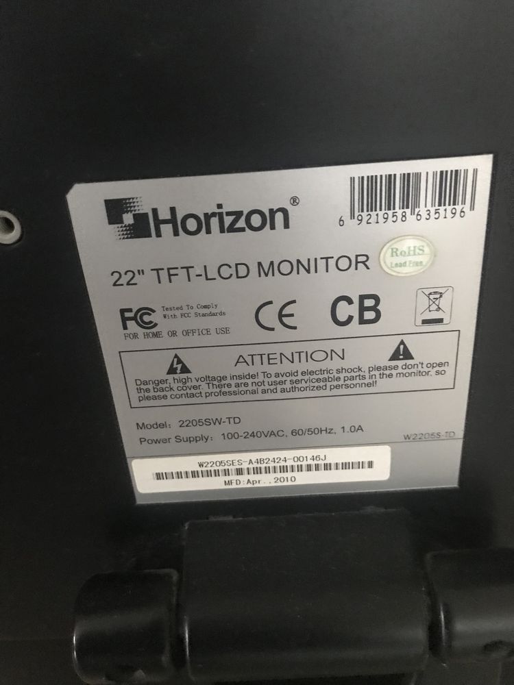 Vand monitor Horizon LCD -TFT