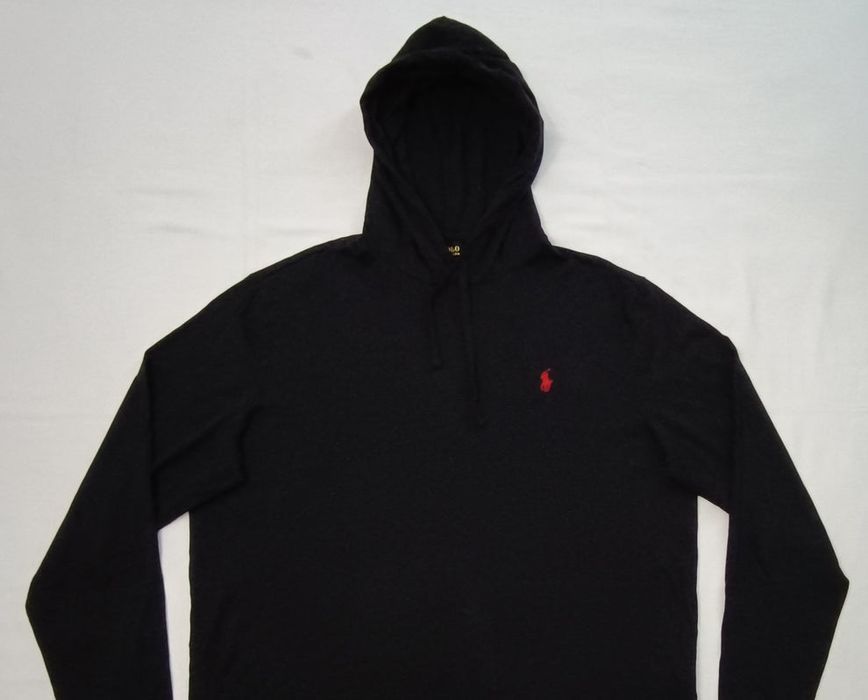 POLO Ralph Lauren Hoodie оригинално горнище XL памучен черен суичър