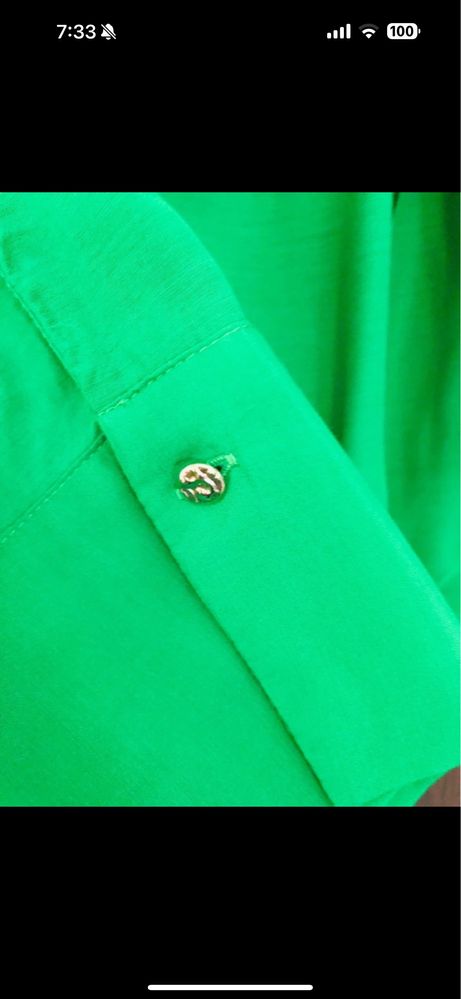 Camasa Zara niua verde smarald