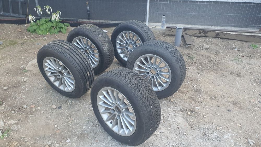 Set (5) Jante + anvelope BMW E39 R16