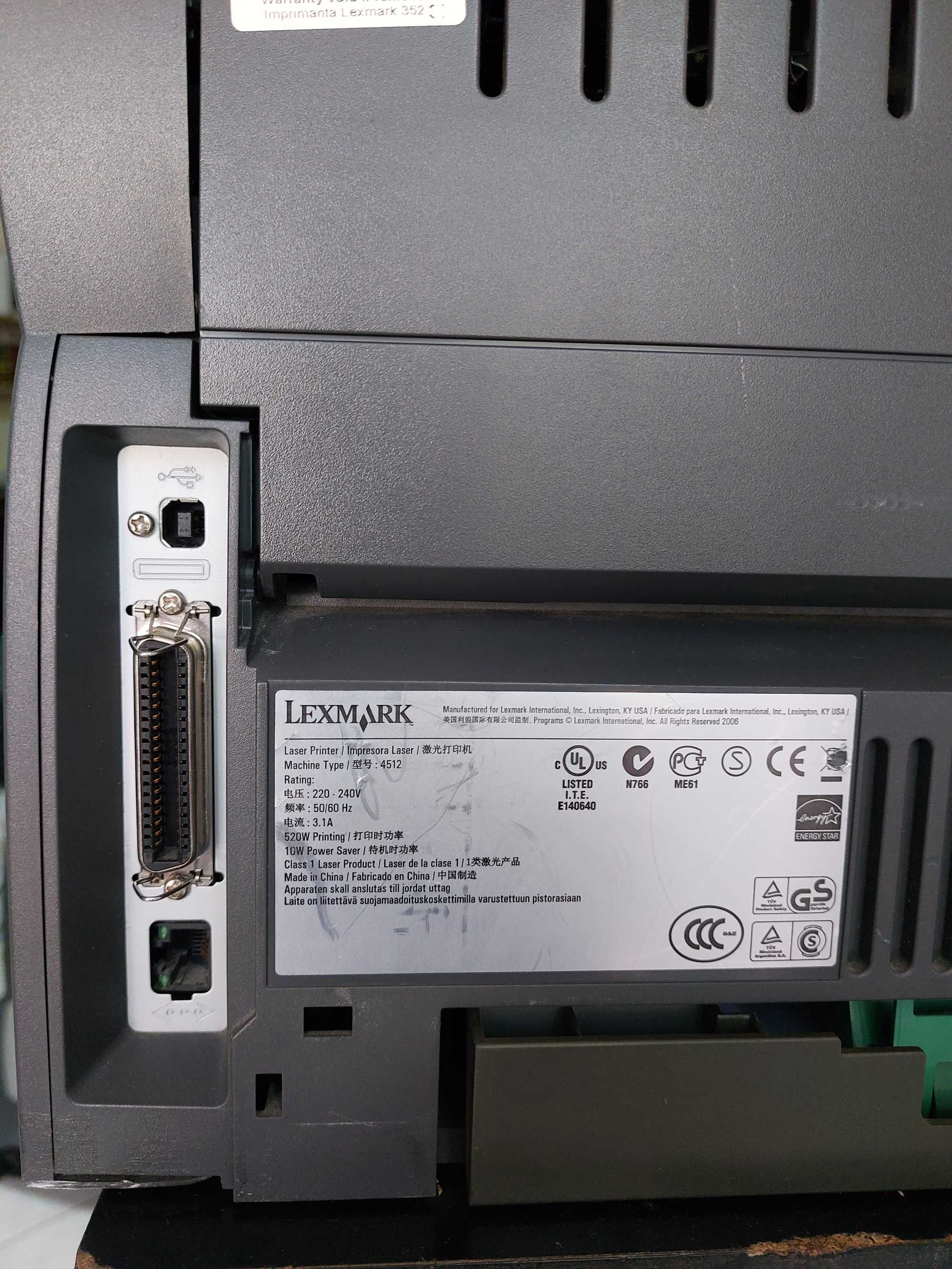 Imprimanta laser monocrom Lexmark E352DN