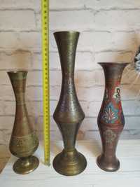 vaze vintage ,vechi obiecte de decor alama bronz