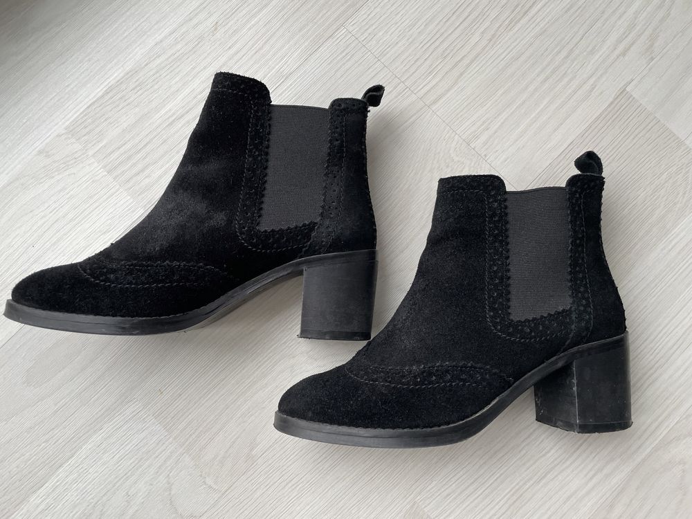 Botine piele intoarsa - Stradivadius, 36