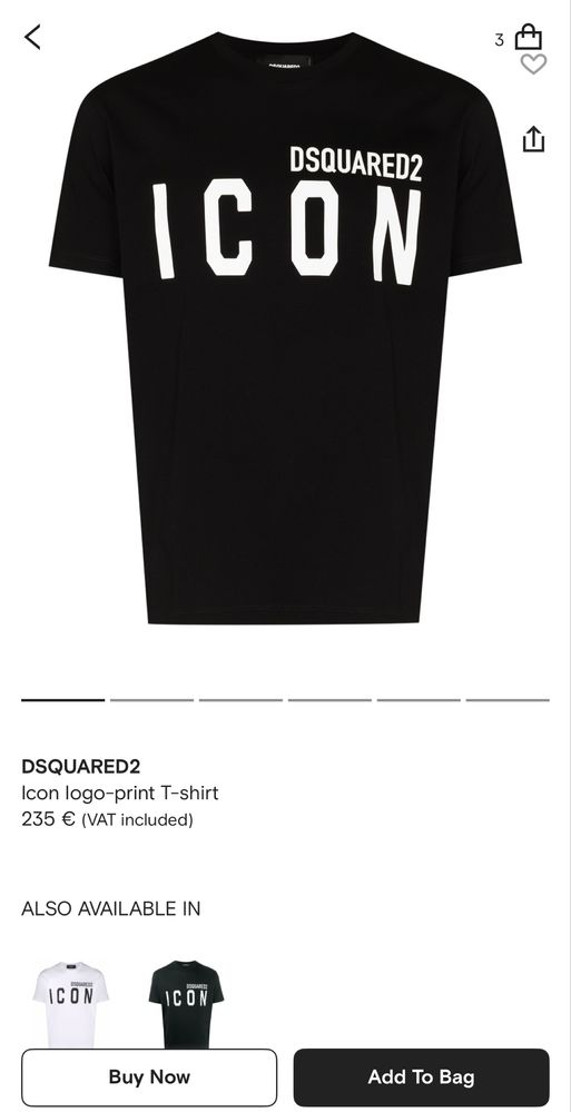 Оригинална мъжка тениска Dsquared2