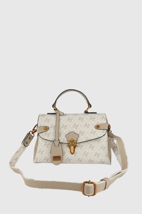 НОВО! ЛИКВИДАЦИЯ! Дамска чанта с метална закопчалка Silver&Polo