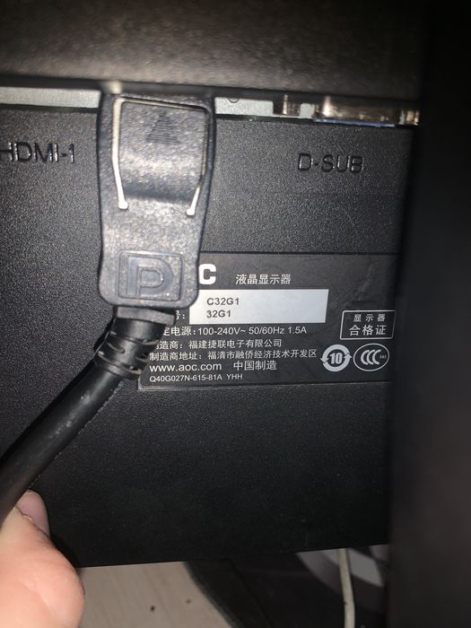 Монитор AOC 31,5 дюйма 144 Гц