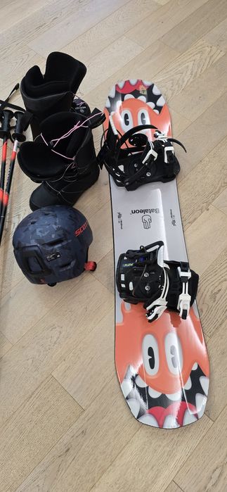 Schiuri/Placa snowboard copii