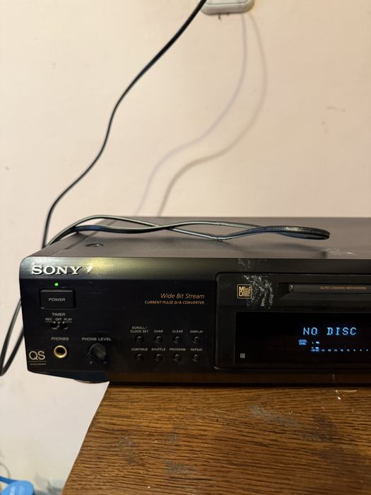 Sony mds-je700 minidisc deck