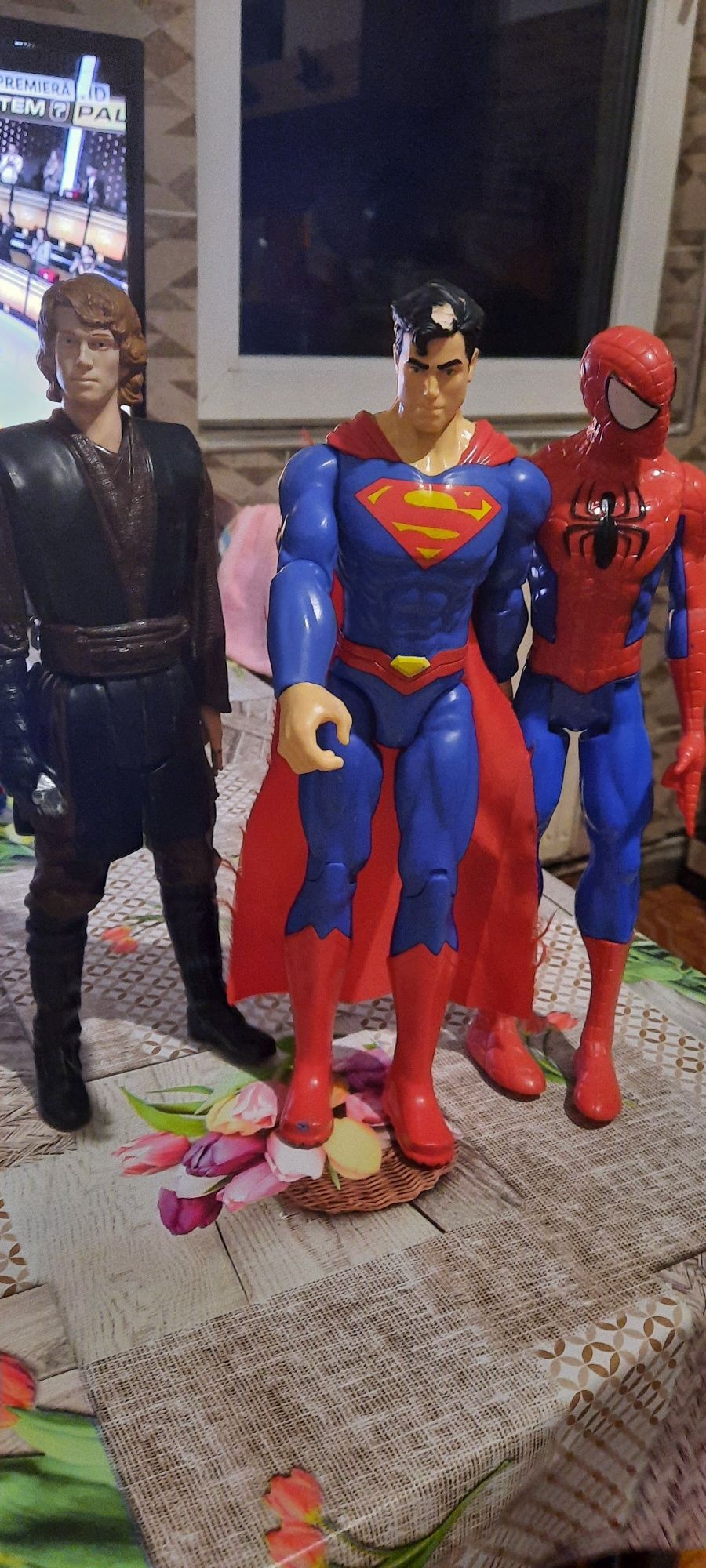 Figurine mari Spiderman Superman și  Star Wars