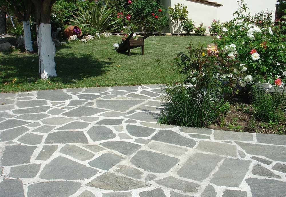 Petricele decorative, Marmură rotungita Alba Thassos casă gradina