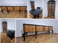 Set mobila vintage living lemn masiv