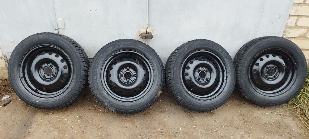 Продам зимние колёса в сборе R15 4/100