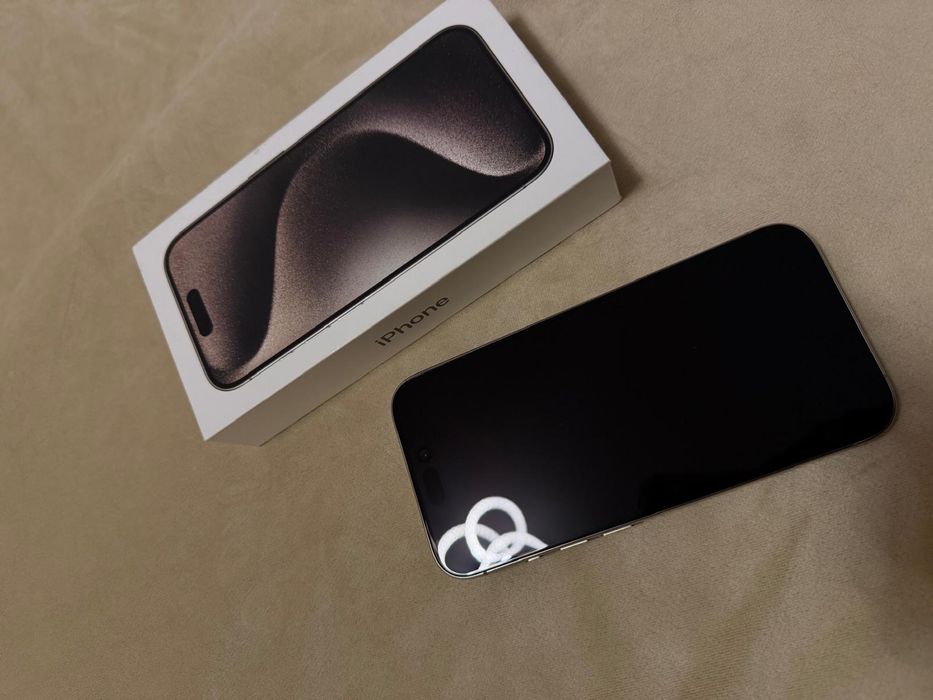 Iphone 15 pro 128 GB - ca nou folosit cu grija,  preț negociabil