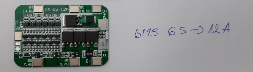 BMS 4S 5S 6S Modul Protectie Incarcare 18650 4x18650 5x18650 6x18650