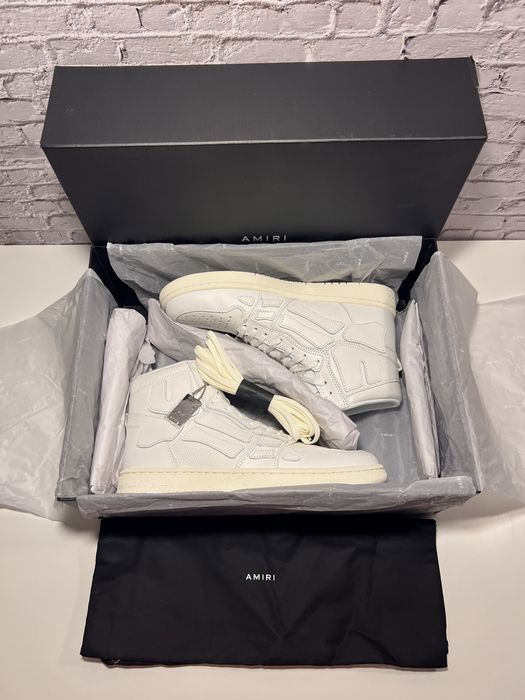 Amiri Skel Panelled High-Top Lace-up Sneakers | marimea 44 + cadou