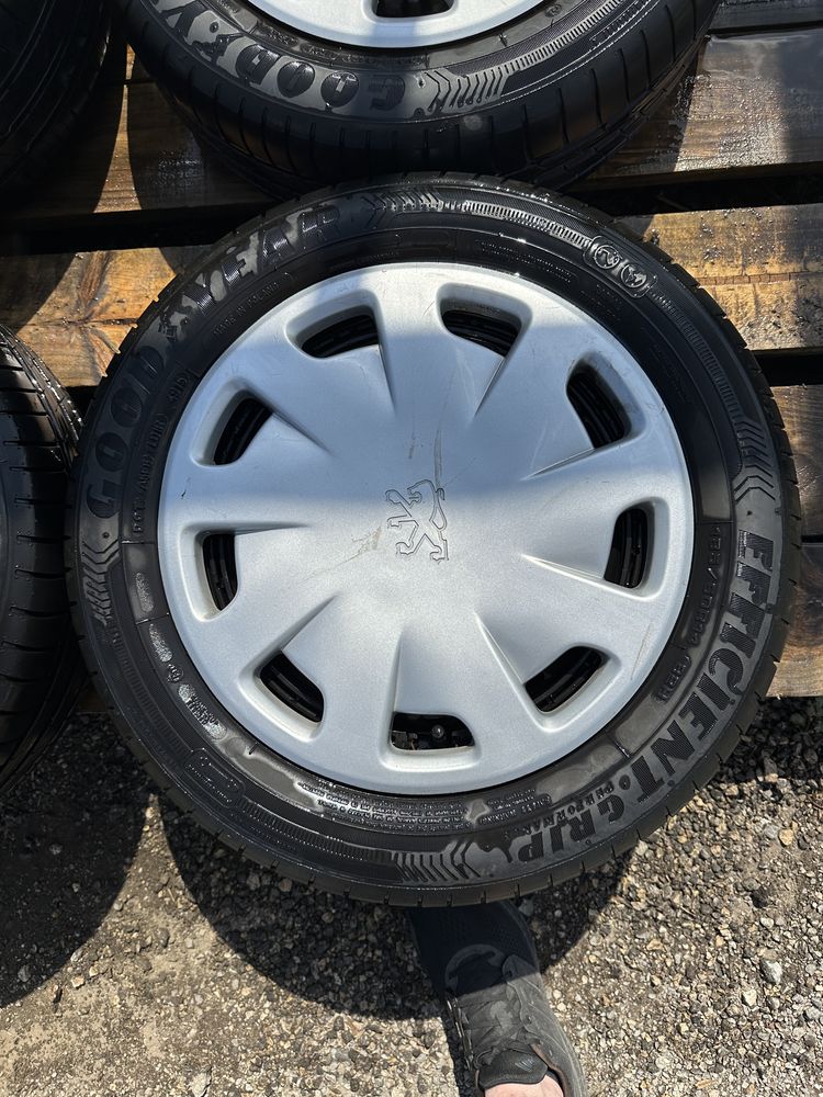 4 броя джанти Peugeot Citroen 4x108 14 цола с гуми GoodYear 185/60/14